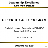 Green to Gold Program