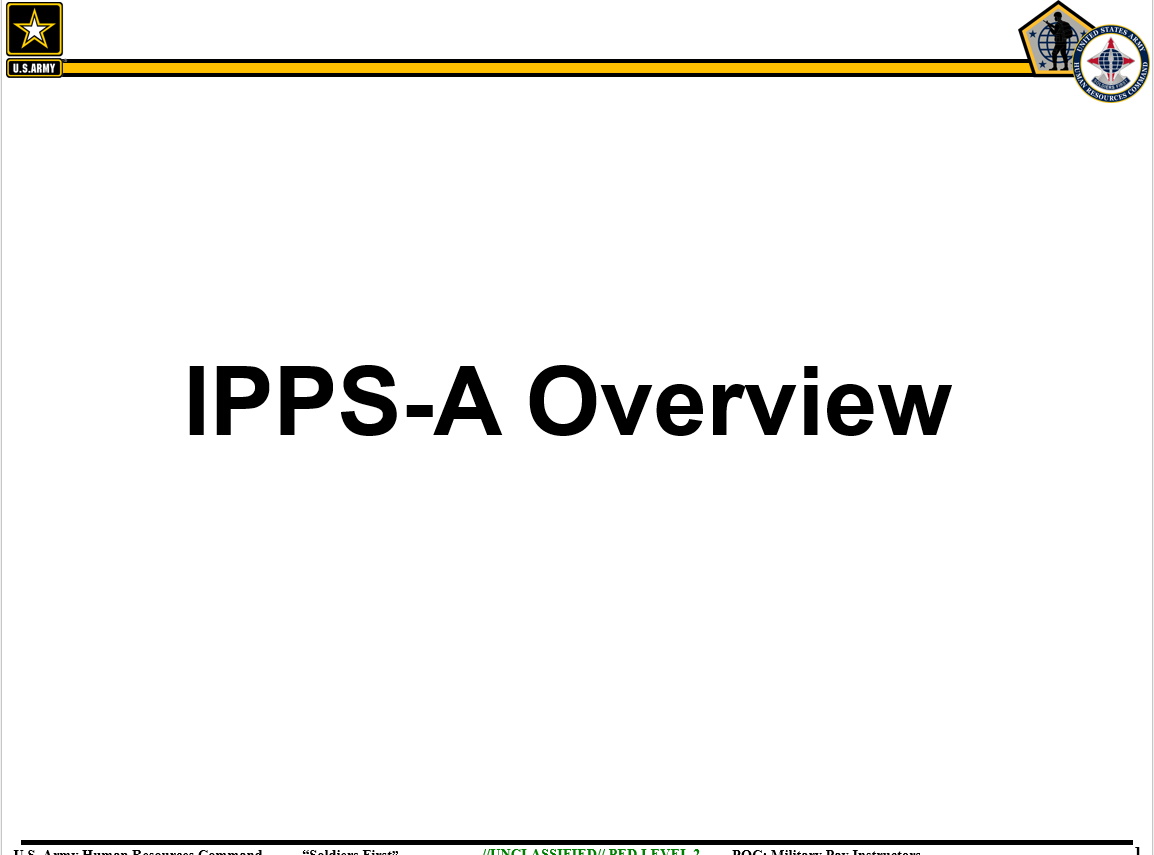 IPPS-A Overview